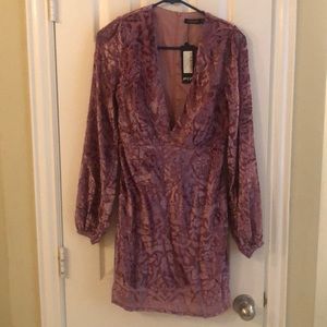 Nasty Gal Velvet Mini Dress